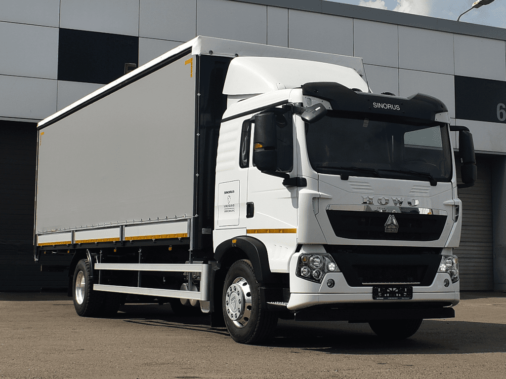 Шторный фургон на шасси Howo T5G